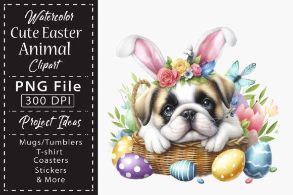 Download Watercolor Cute Easter Animal Clipart - Premium Resources