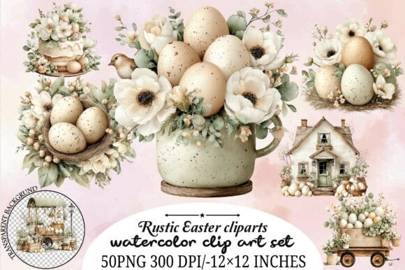 Download Rustic Easter Cliparts - Rustic easter clipart Collection