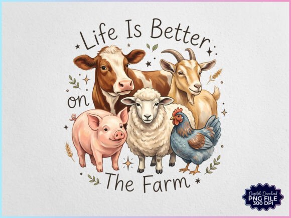 Download Life is Better on the Farm PNG - Premium Resources