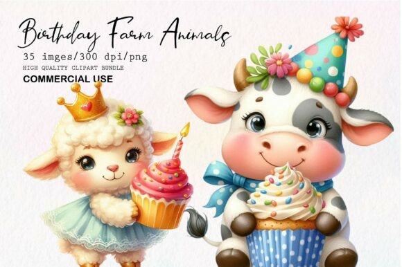 Download Cute Birthday Farm PNG Clipart - Premium Resources