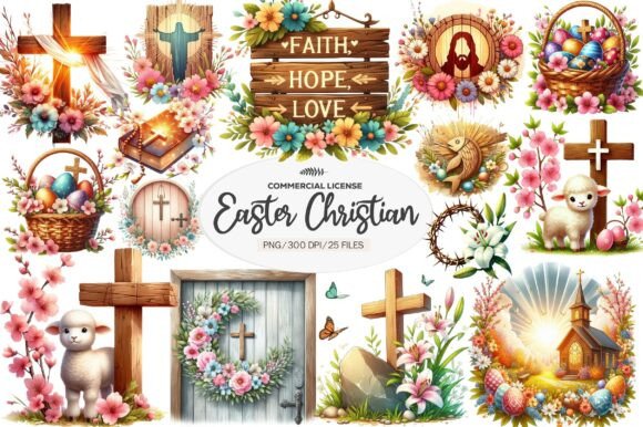 Download Christian Rustic Easter Clipart - Rustic easter clipart Collection