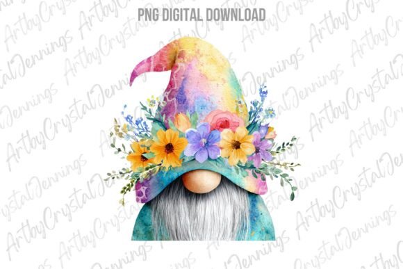 Download Cute Faceless Spring Floral Gnome PNG - Floral gnome png Collection