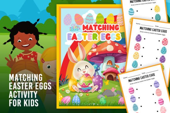 Download Matching Easter Eggs Activity for Kids - Easter eggs Collection