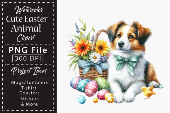 Download Watercolor Cute Easter Animal Clipart - Premium Resources